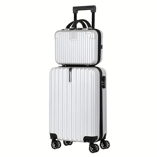 2-Piece Spinner Luggage Set – Carry-On & Crossbody Handbag