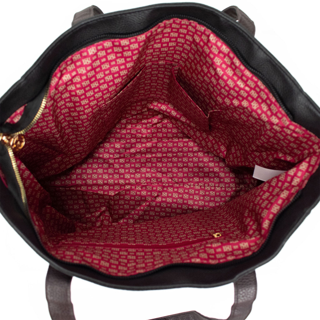 Vegan Leather Tote Bag - Rose XL Weekender Tote