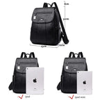 NNEOBA Vintage Soft Leather Women's Backpacks