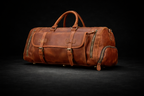 Retro Crazy Horse Leather Men's Travel Bag
