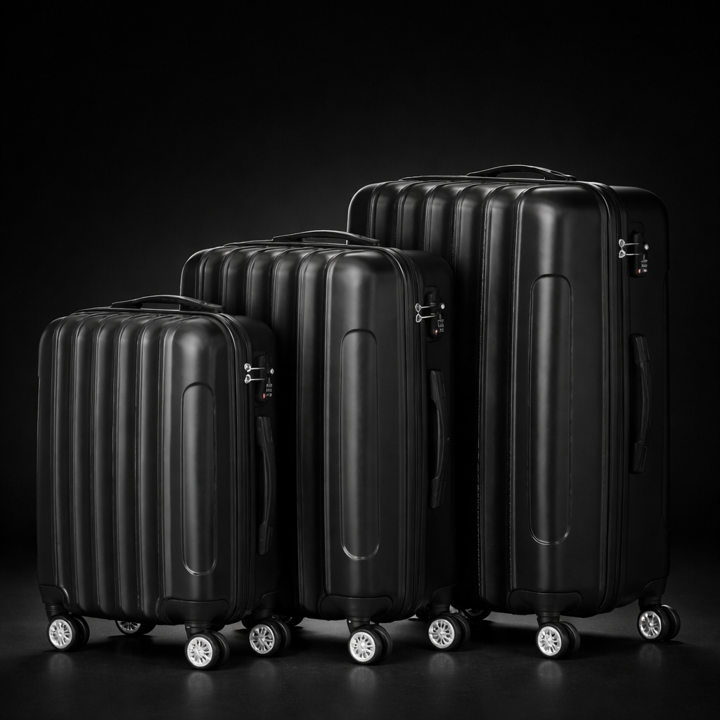 Three In One Black Luggage Compartment