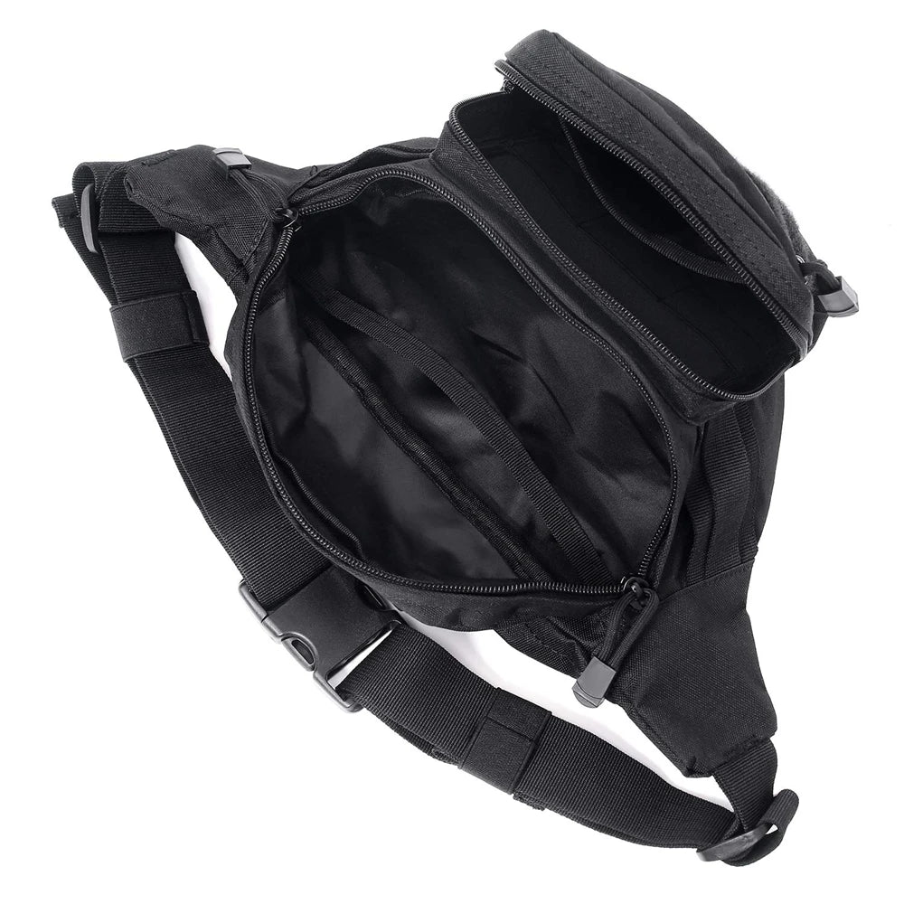 Outdoor Tactical Waist Bag 600D Nylon Oxford Outdoor EDC Fanny Pack Utility Waist Pouch Outdoor Bumbag Hunting Camping Hip Bags