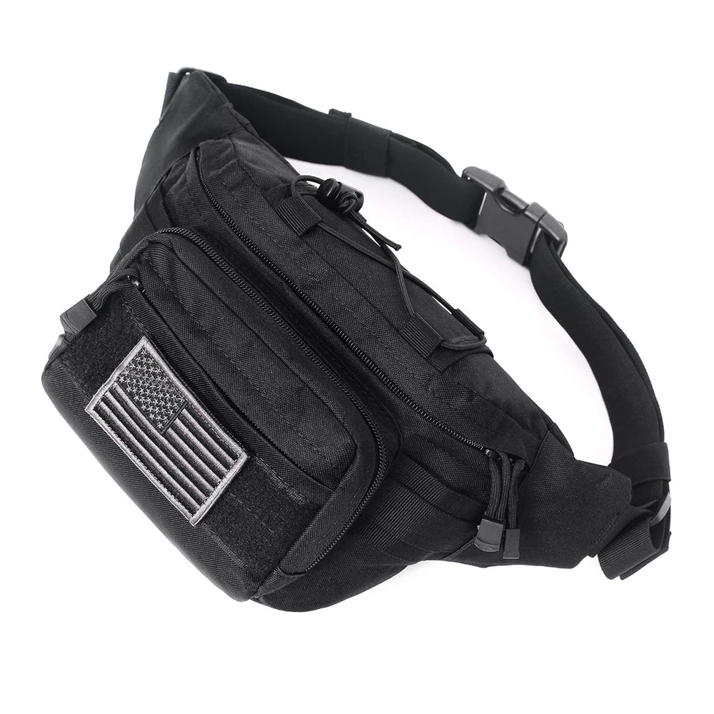 Outdoor Tactical Waist Bag 600D Nylon Oxford Outdoor EDC Fanny Pack Utility Waist Pouch Outdoor Bumbag Hunting Camping Hip Bags