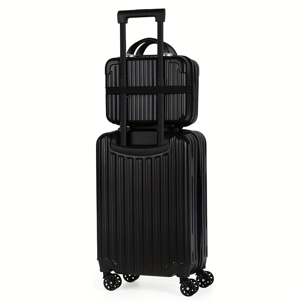 2-Piece Spinner Luggage Set – Carry-On & Crossbody Handbag