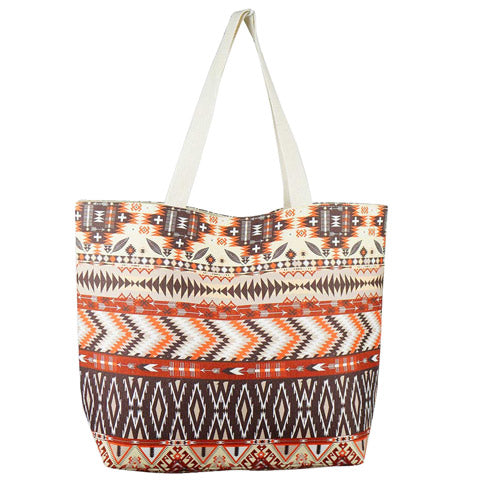 Aztec Lined Tote Bag