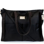 Vegan Leather Tote Bag - Rose XL Weekender Tote