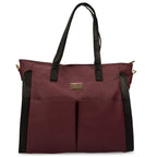 Vegan Leather Tote Bag - Rose XL Weekender Tote
