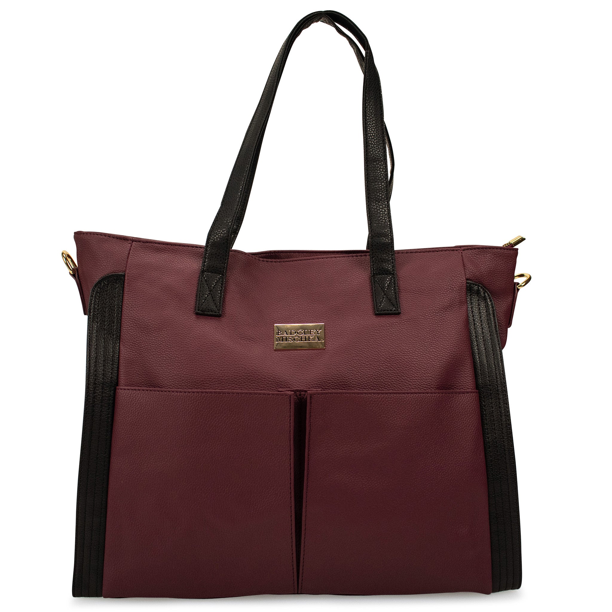 Vegan Leather Tote Bag - Rose XL Weekender Tote
