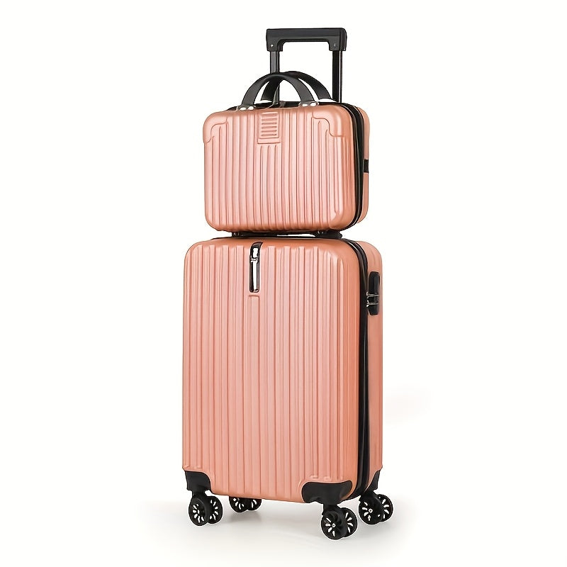 2-Piece Spinner Luggage Set – Carry-On & Crossbody Handbag